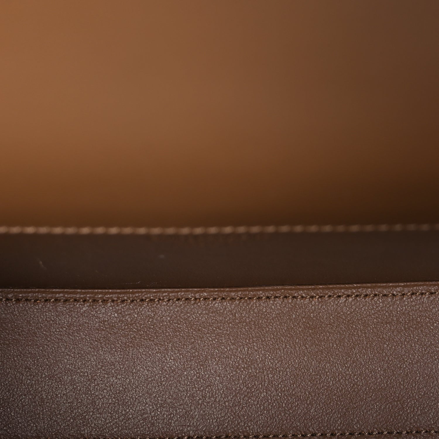 Saint Laurent Box Calfskin Mini Voltaire Shoulder Bag  Dark Cork 4 of 8