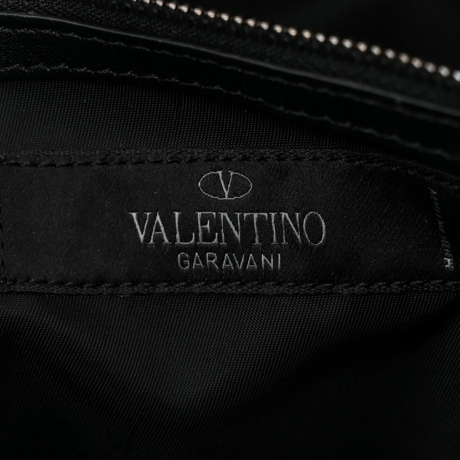 Valentino Garavani Nylon Camouflage Travel Briefcase Black 6 of 10