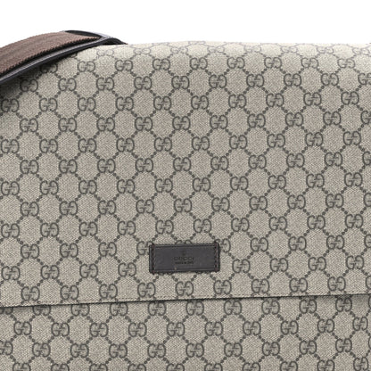 Gucci GG Plus Monogram Messenger Diaper Bag  Dark Brown 6 of 7