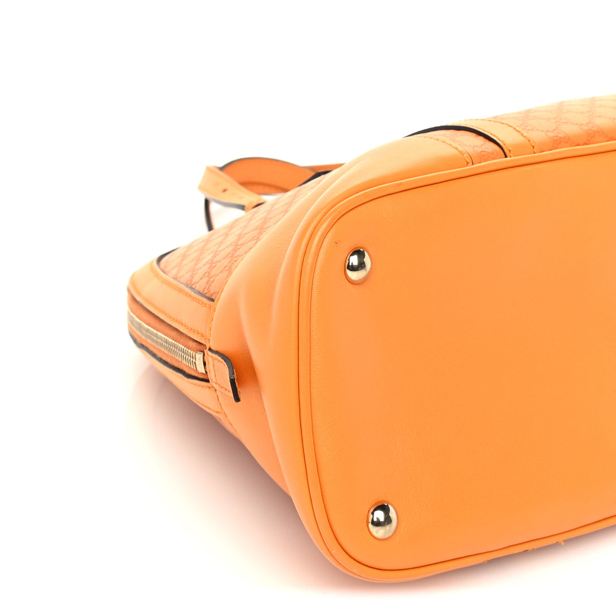 Gucci Microguccissima Small Nice Top Handle Dome Bag Orange 7 of 8