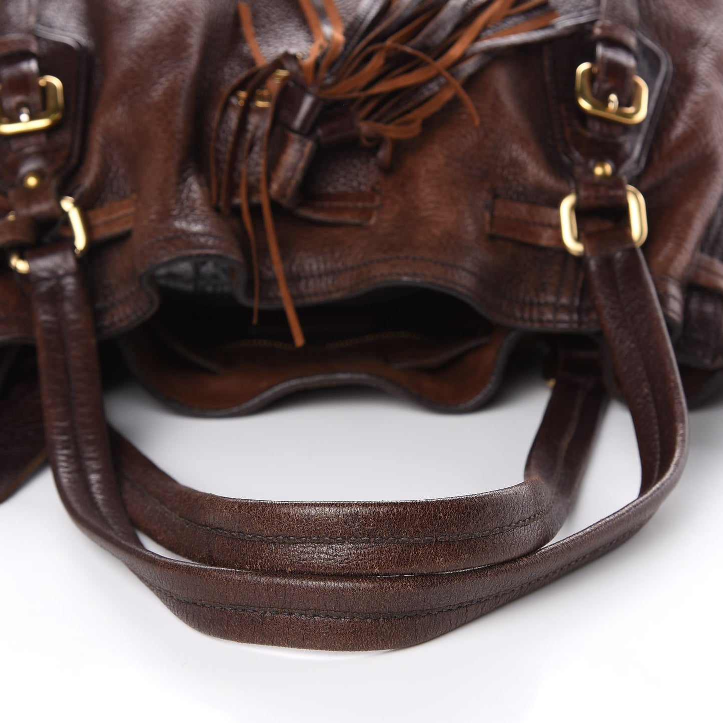 Cervo Antik Drawstring Shopping Bag Bruciato