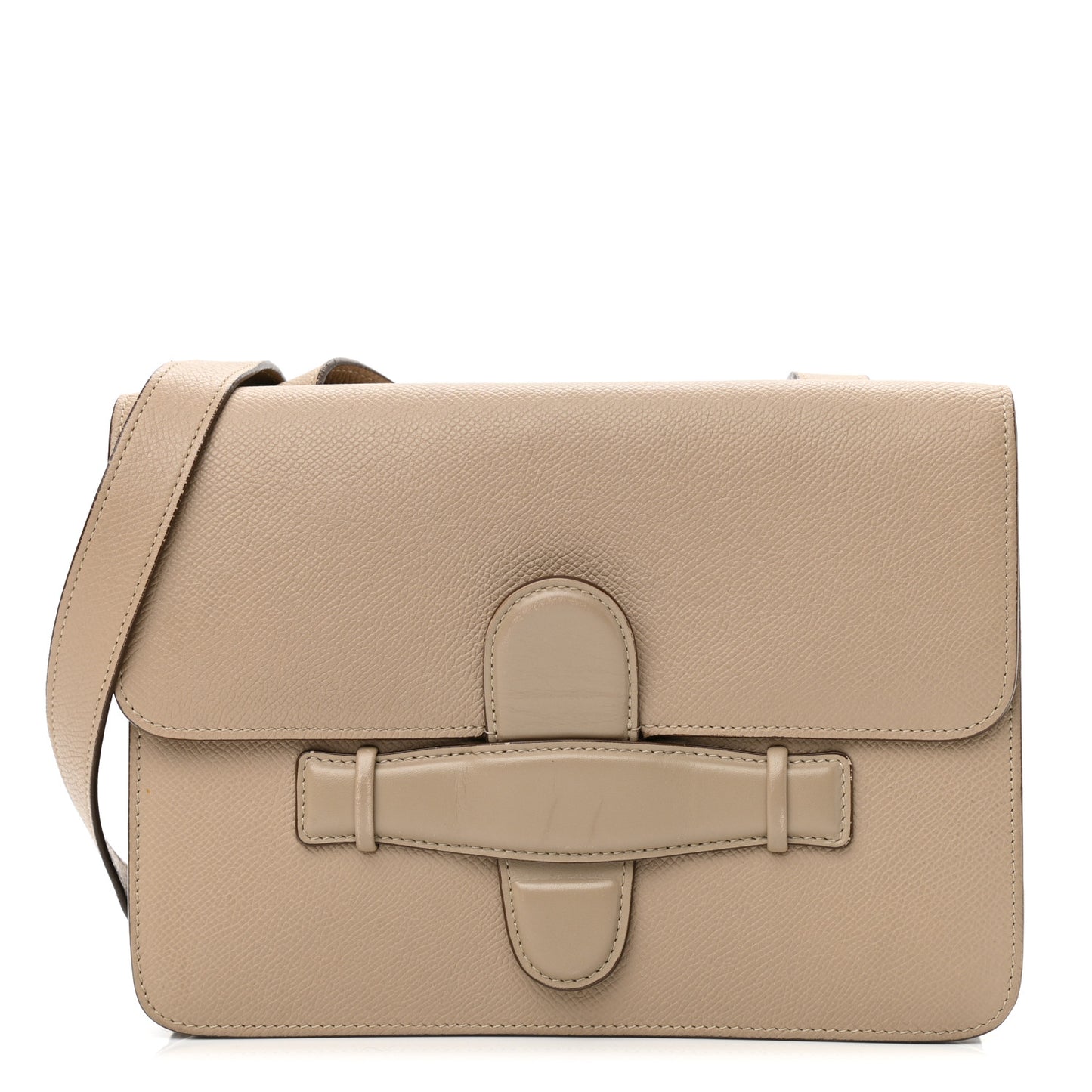 Baby Grained Calfskin Medium Symmetrical Bag Taupe