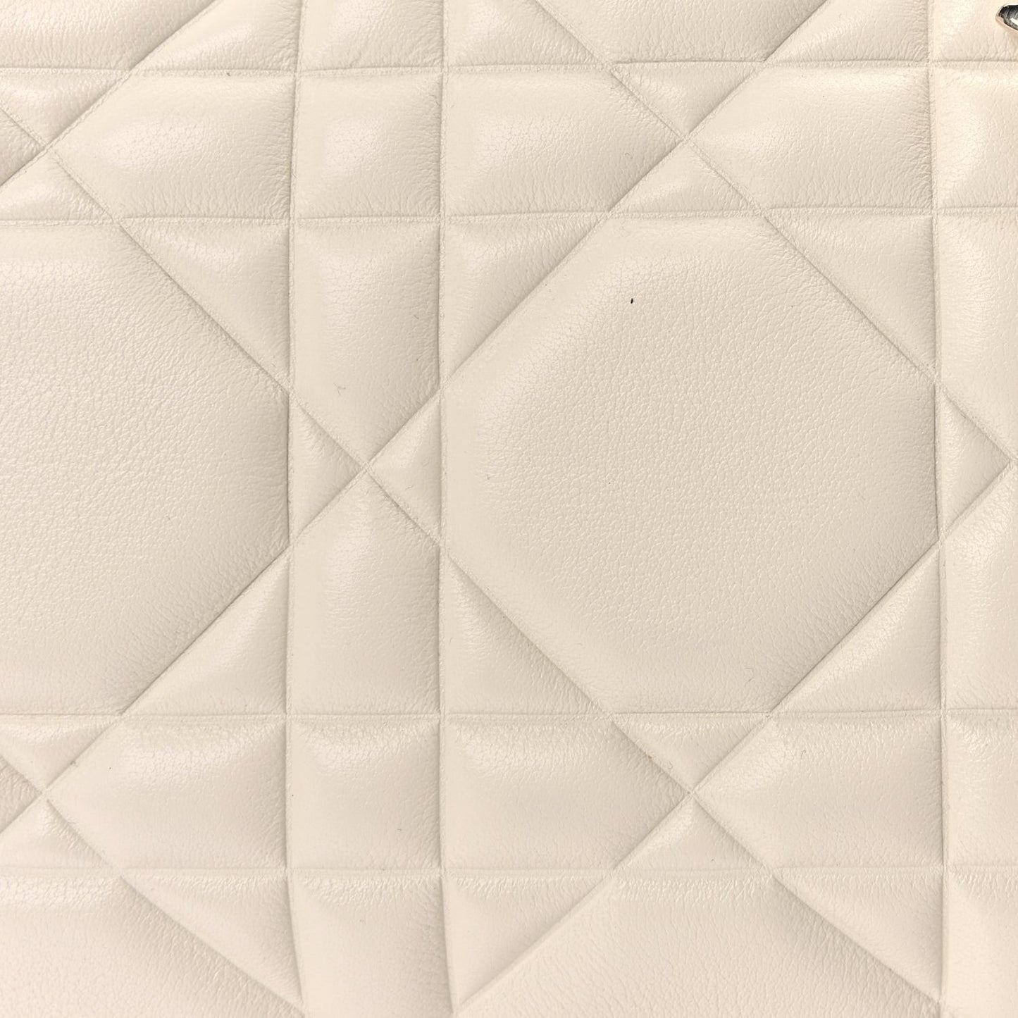 Calfskin Cannage Medium The Lady 95.22  White
