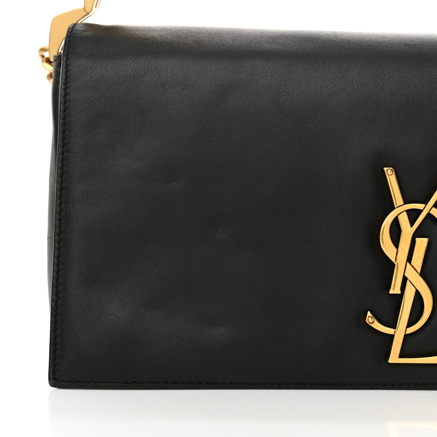 Lambskin Monogram Kate 99 Baguette Shoulder Bag Black