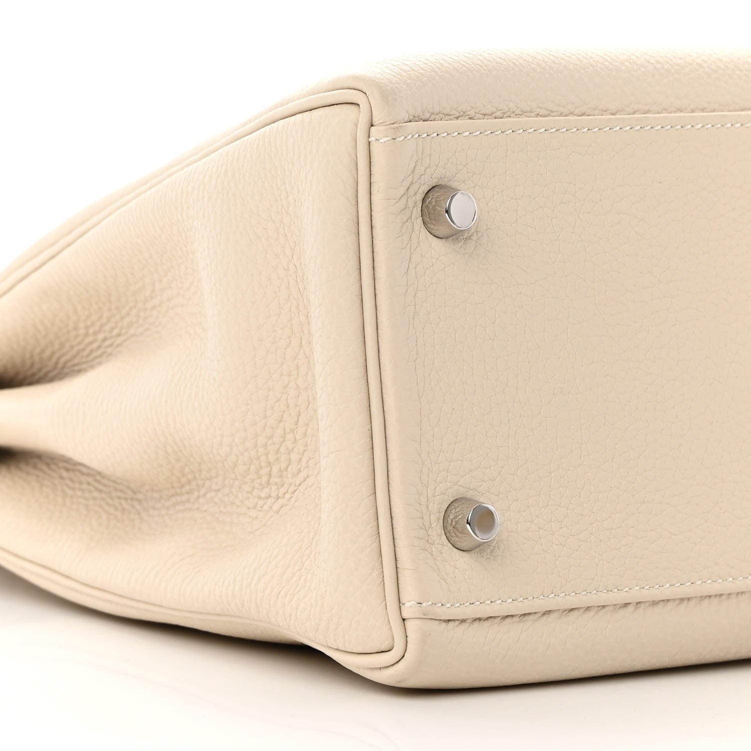 Hermes Togo Kelly Retourne 32 Craie 9 of 12