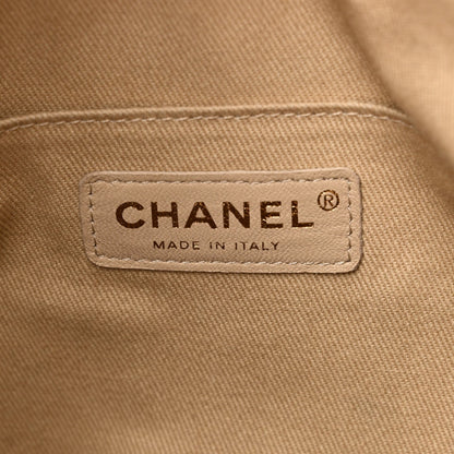Chanel Caviar Stitched Shopping Tote Beige 6 of 7