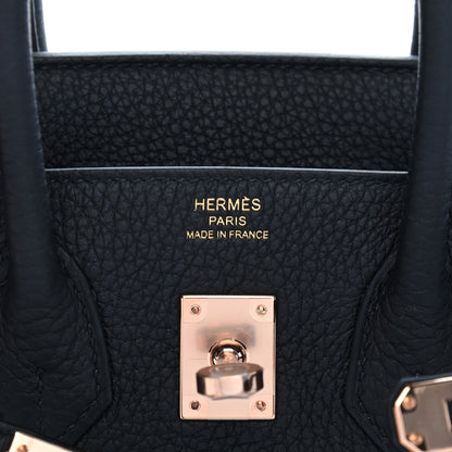 Hermes Togo Birkin 25 Black 6 of 9