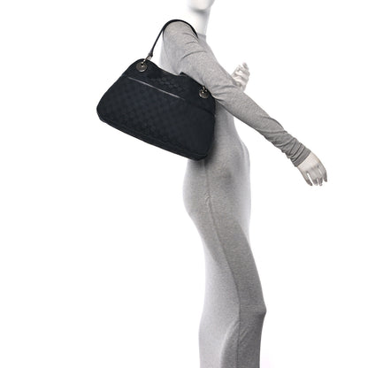 Gucci Monogram Medium Eclipse Shoulder Bag Black 2 of 10