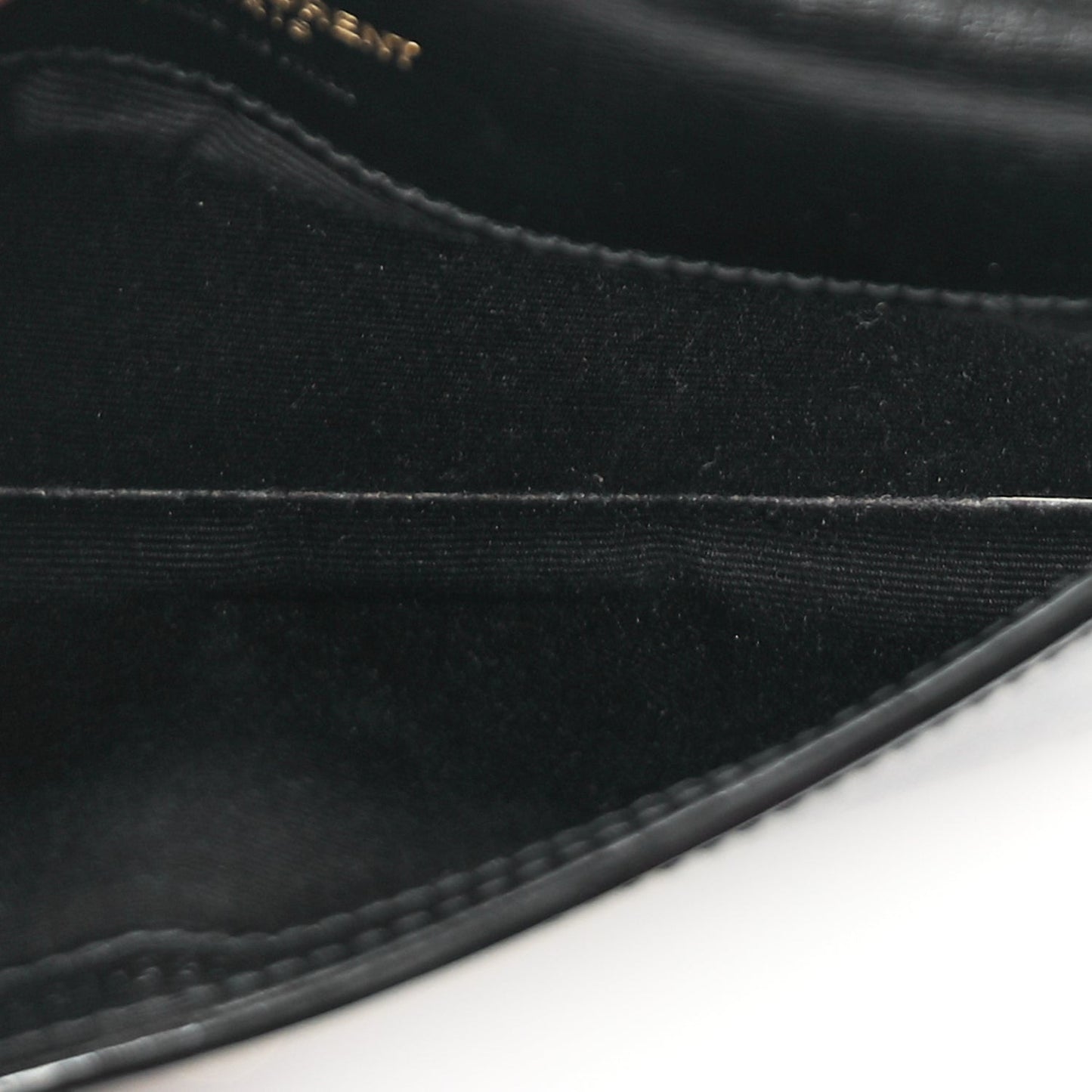 Smooth Calfskin Monogram Phone Holder Crossbody Black