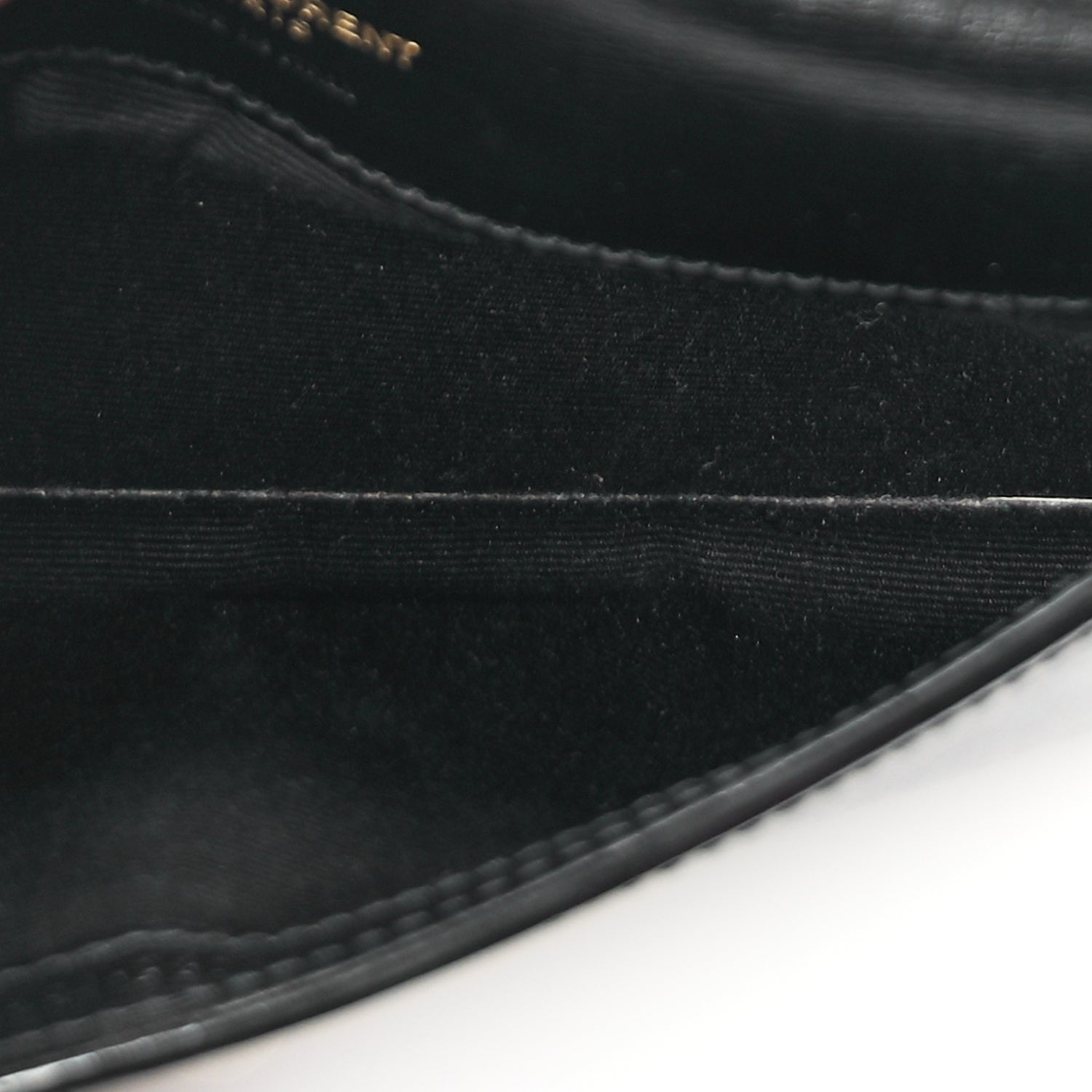 Saint Laurent Smooth Calfskin Monogram Phone Holder Crossbody Black 4 of 8