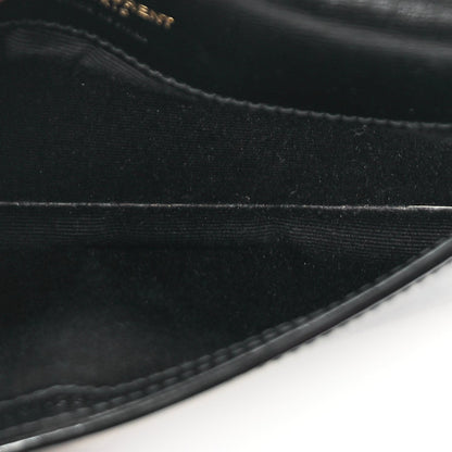 Saint Laurent Smooth Calfskin Monogram Phone Holder Crossbody Black 4 of 8