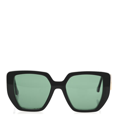 Gucci Acetate Square Frame Sunglasses GG0956S Green Black 2 of 7
