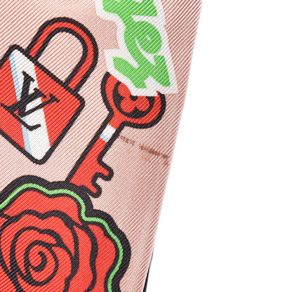 Louis Vuitton Silk Monogram LV Stories BB Bandeau Nude 4 of 4