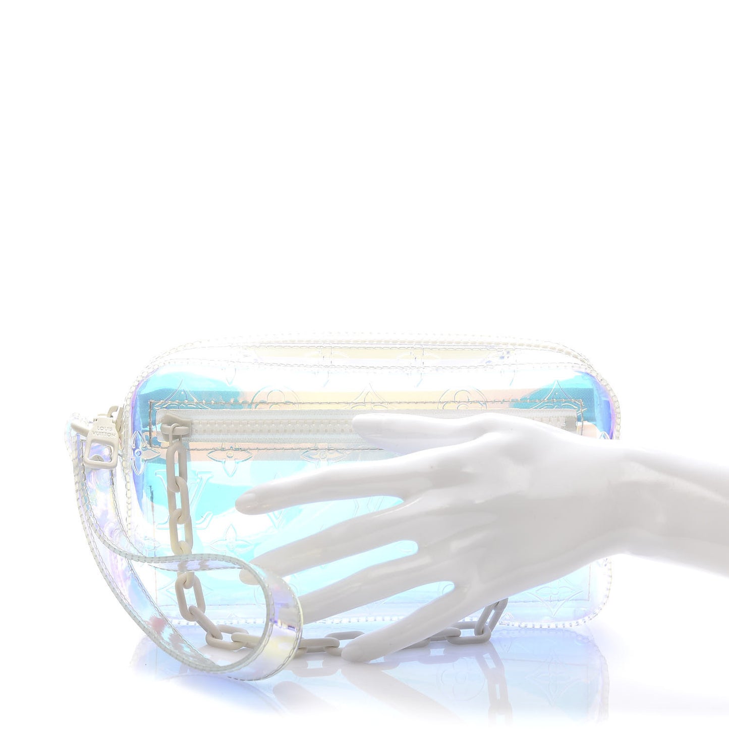 PVC Monogram Pochette Volga Iridescent Prism