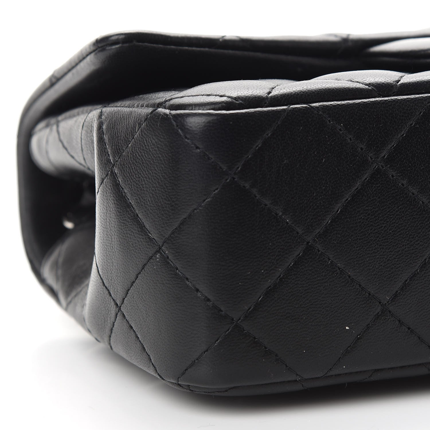 Chanel Lambskin Quilted Mini Rectangular Flap Black 8 of 9