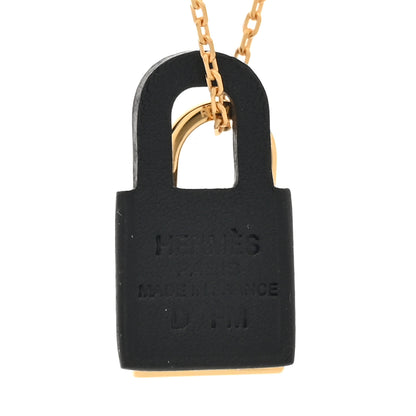 Hermes Swift Small O'Kelly Pendant Necklace Black 5 of 7