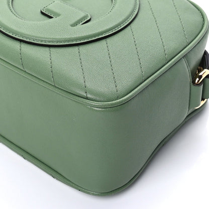 Gucci Sakai Be Green Calfskin Diagonal Stitched Small Blondie Shoulder Bag Green Soil Grass 8 of 8