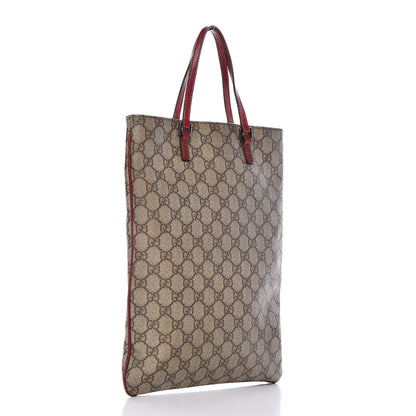 Gucci GG Plus Monogram Vertical Tote Red 3 of 24
