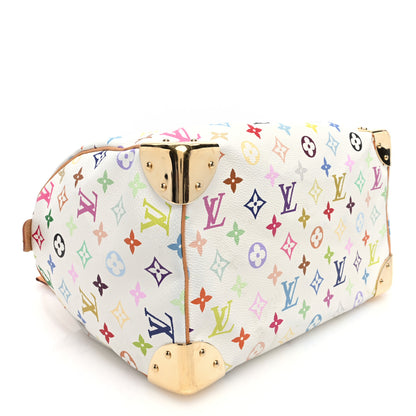 Louis Vuitton Monogram Multicolor Speedy 30 White 4 of 9