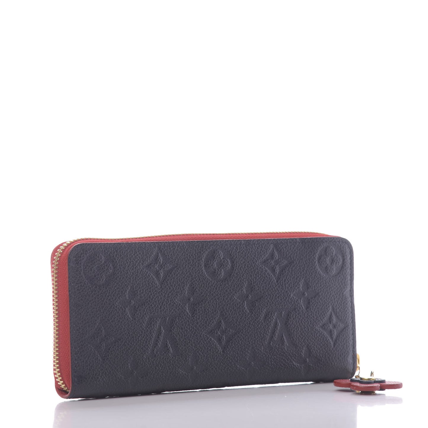 Empreinte Blooming Flowers Clemence Wallet Marine Rouge