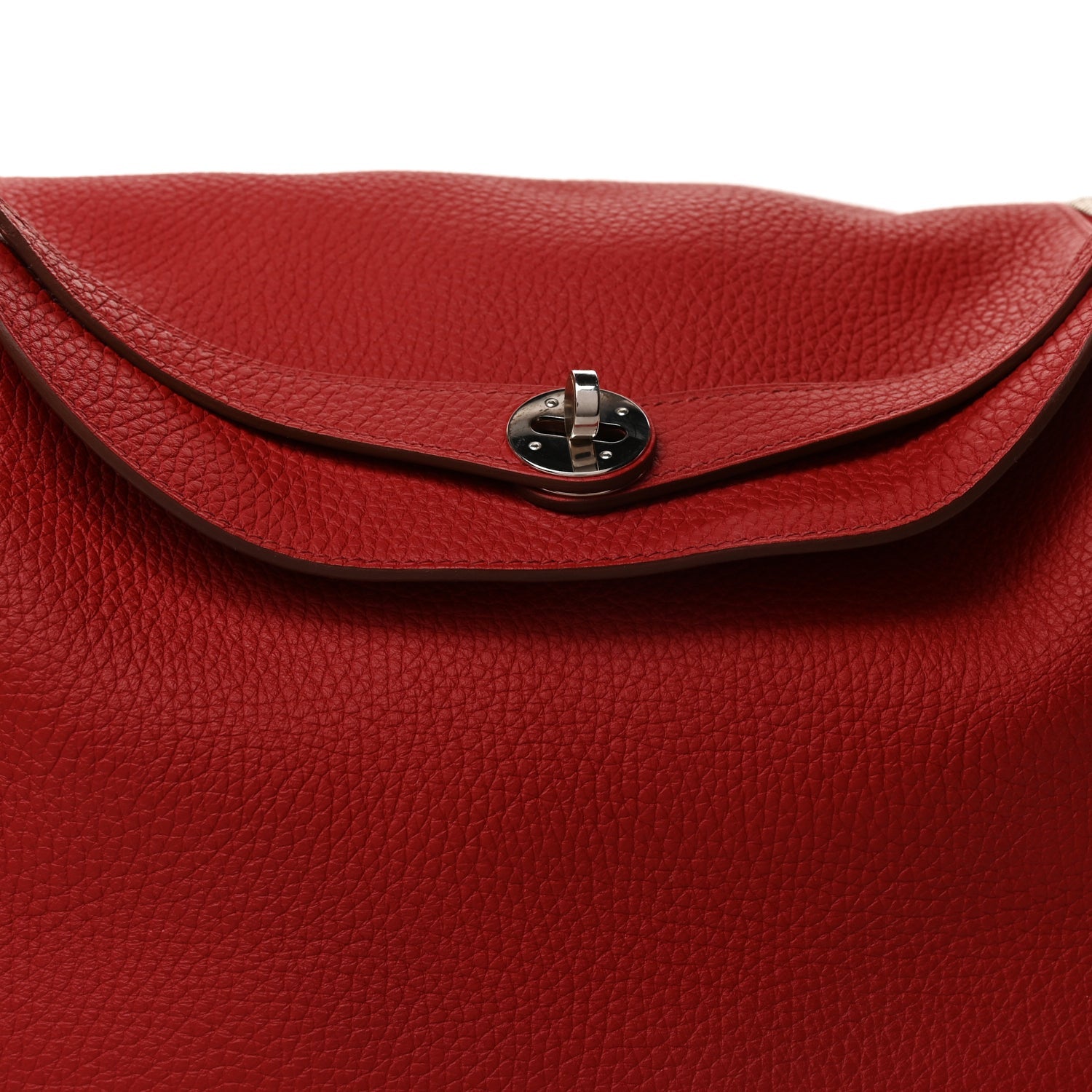 Hermes Taurillon Clemence Lindy 34 Rouge Garance 6 of 9