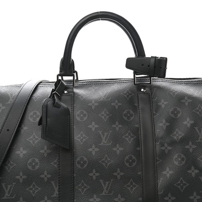 Louis Vuitton Monogram Eclipse Keepall Bandouliere 55 7 of 10