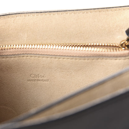 Chloe Suede Calfskin Medium Faye Shoulder Bag Black 6 of 11