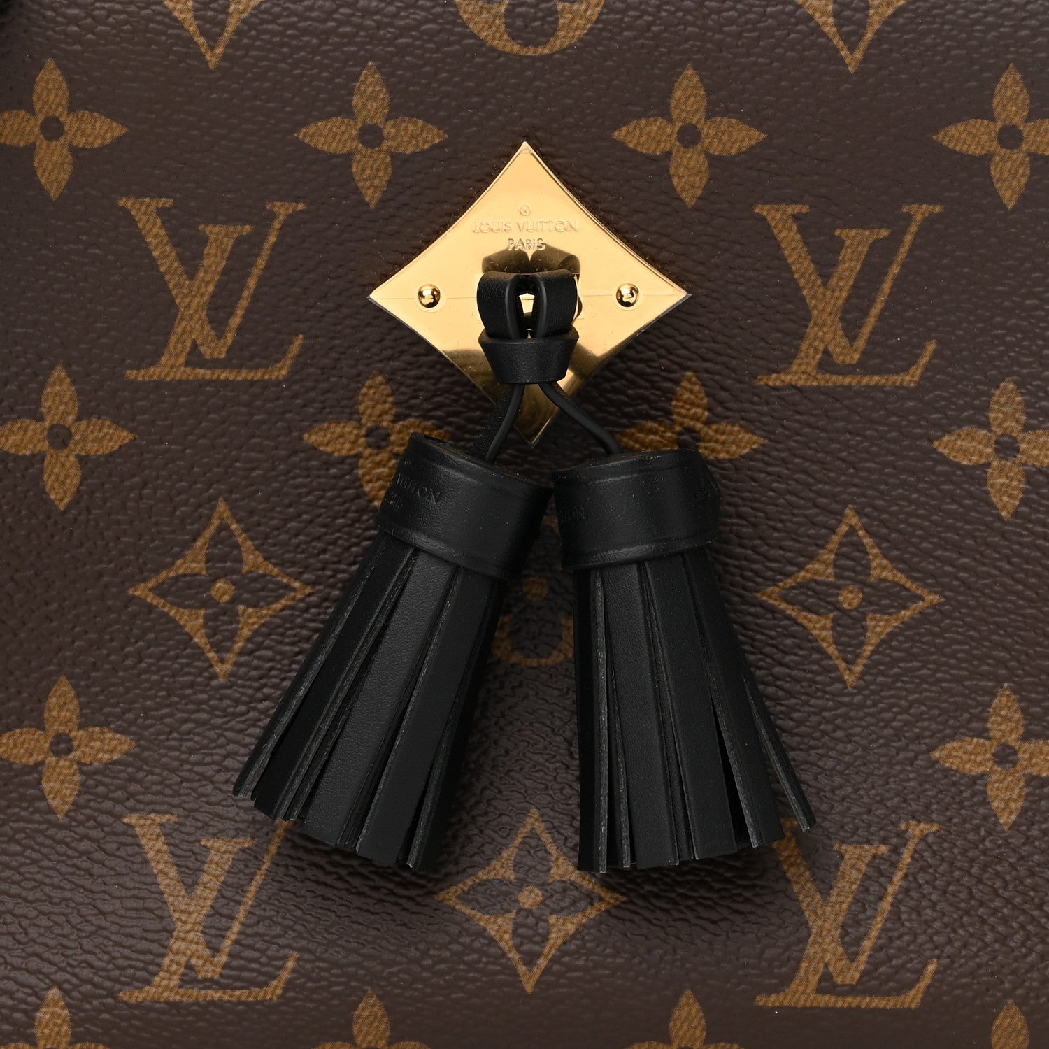 Louis Vuitton Monogram Saintonge Black 8 of 10