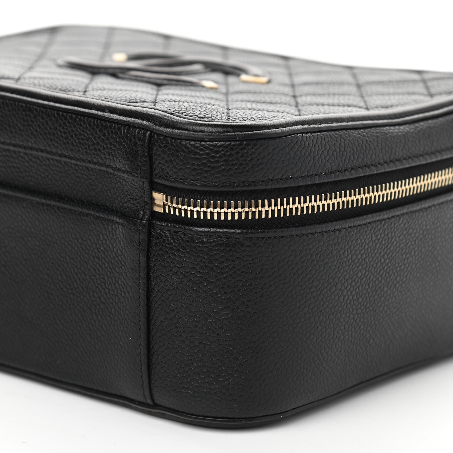 Chanel Caviar Quilted Large CC Filigree Vanity Case Black 11 of 11