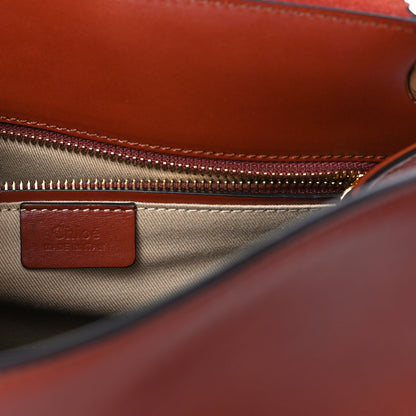 Chloe Shiny Calfskin Medium Annie Shoulder Bag Whiskey 5 of 8