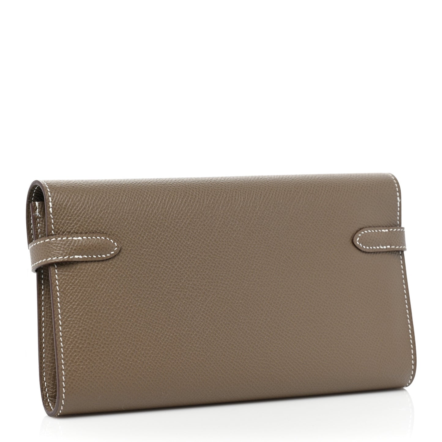 Epsom Kelly Longue Wallet Etoupe