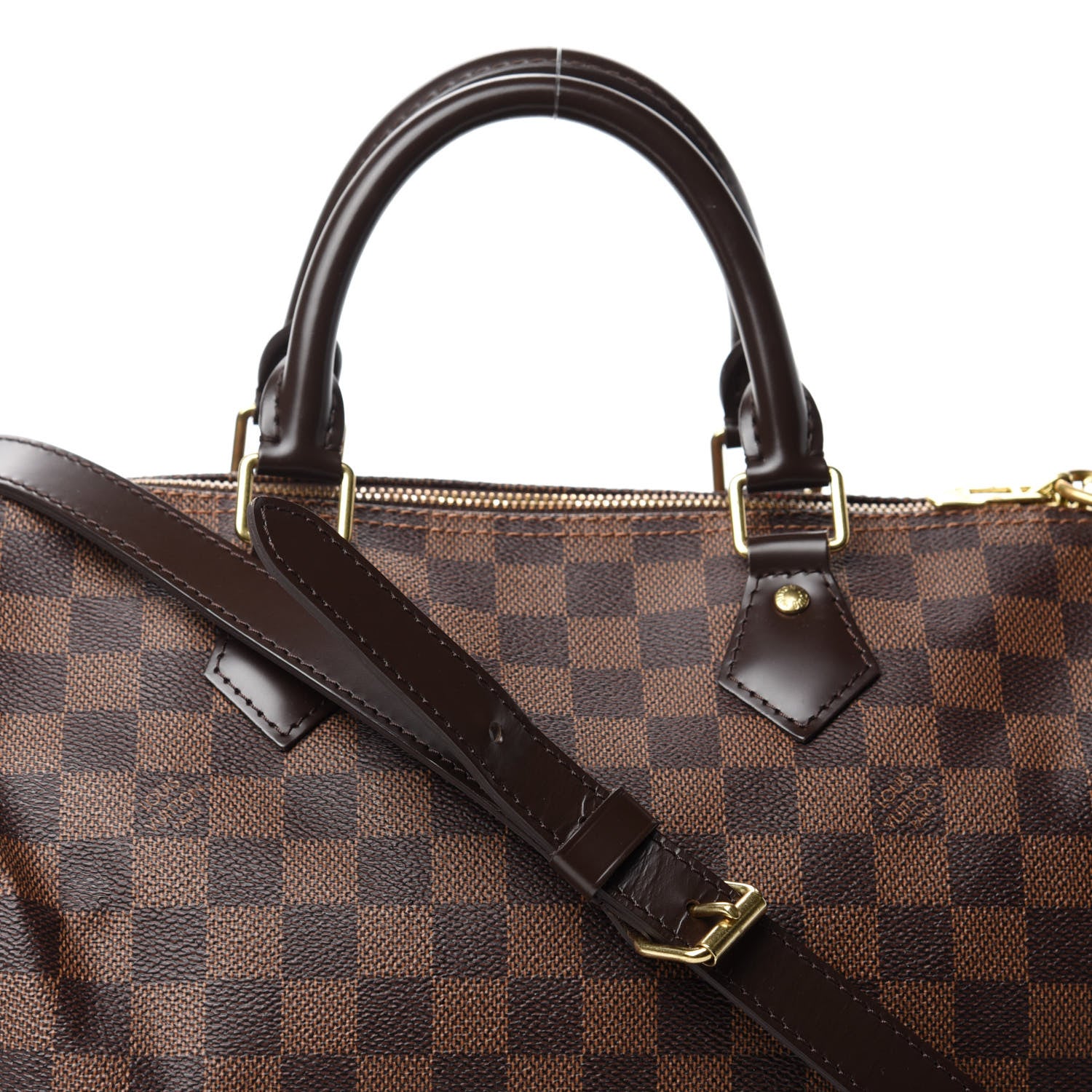 Louis Vuitton Damier Ebene Speedy Bandouliere 30 10 of 10