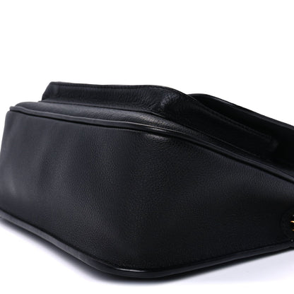 Louis Vuitton Grained Calfskin Lockme Chain Bag PM Black 9 of 9