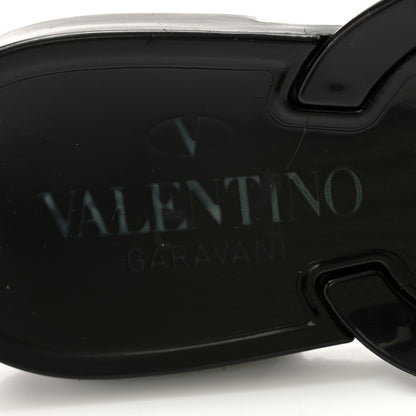 Valentino Garavani PVC Jelly Rockstud Bow Thong Sandals 39 Black 6 of 12