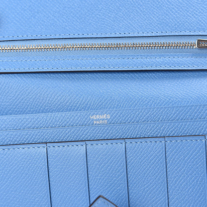 Hermes Epsom Bearn Gusset Wallet Paradis 6 of 7