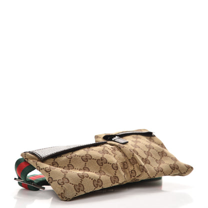 Gucci Monogram Web Belt Bag Dark Brown 4 of 8
