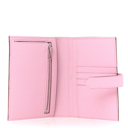 Hermes Epsom Bearn Compact Wallet Mauve Sylvestre 5 of 9