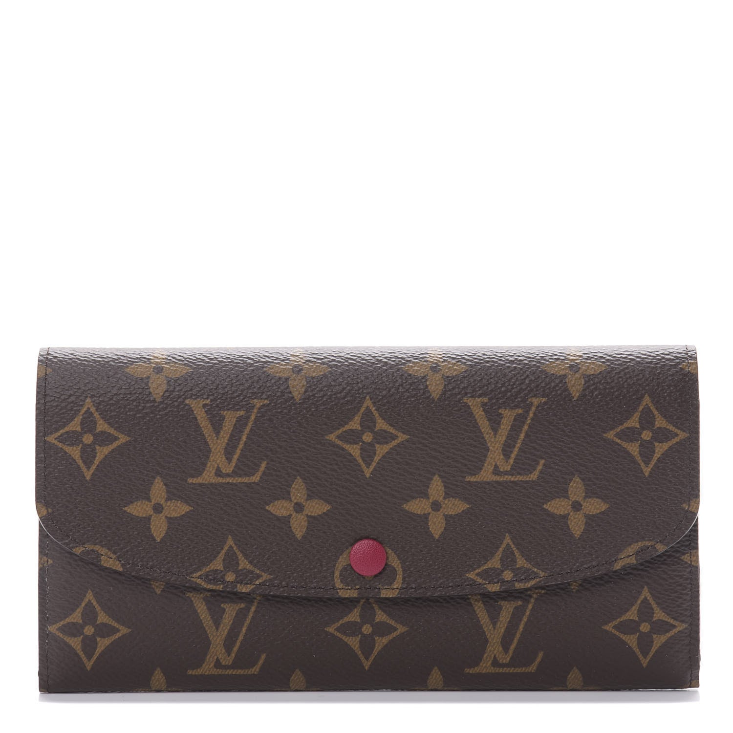 Louis Vuitton Monogram Emilie Wallet Red 1 of 9