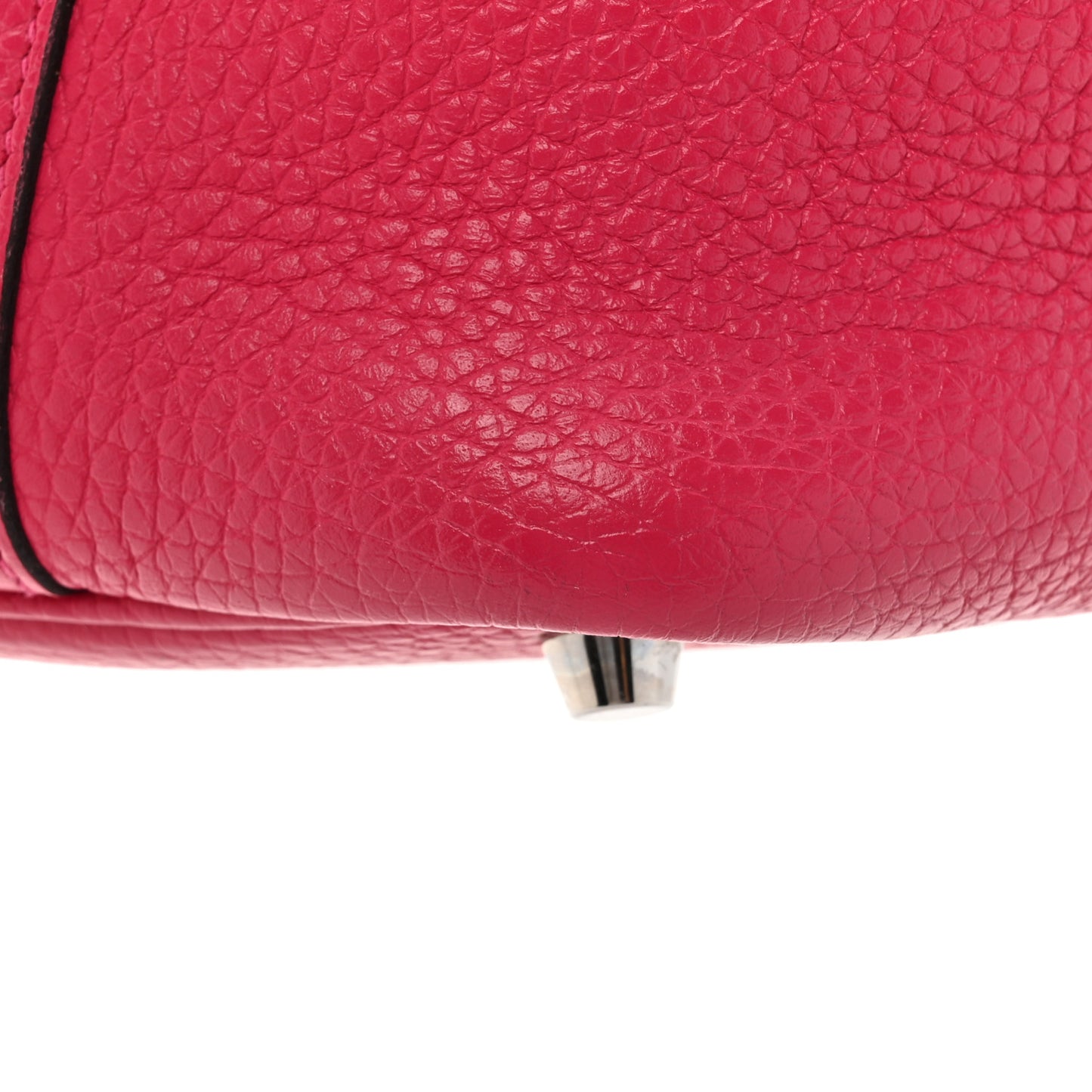 Taurillon Clemence Swift Eclat Picotin Lock 18 PM Rose Mexico Rouge De Coeur