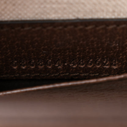 Gucci Monogram Jumbo GG Textured Dollar Calfskin Web Mini Bamboo 1947 Top Handle Bag Camel Ebony New Acero 7 of 15