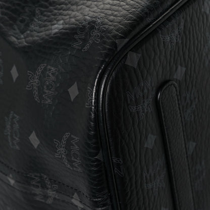 MCM Visetos Large Liz Reversible Shopper Tote Black 7 of 18