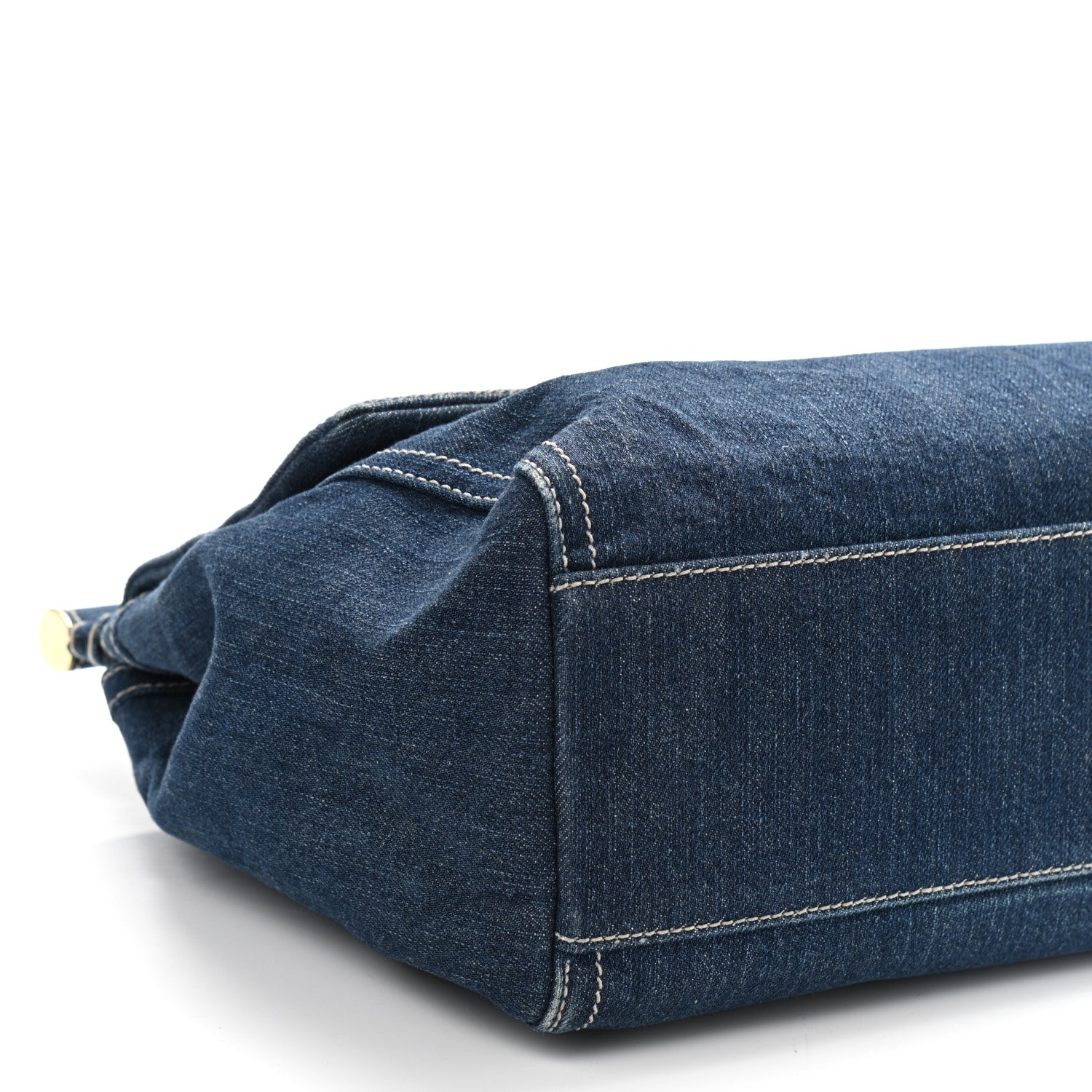 Dolce & Gabbana Denim Large Miss Sicily Satchel Blue 8 of 9