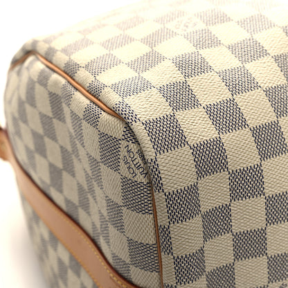Louis Vuitton Damier Azur Keepall Bandouliere 45 9 of 14
