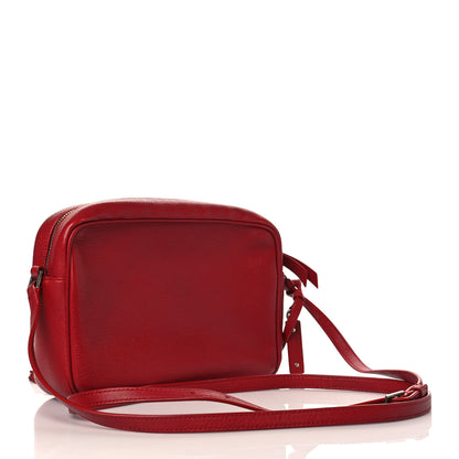 Saint Laurent Lambskin Monogram Lou Camera Bag Eros Red 3 of 11