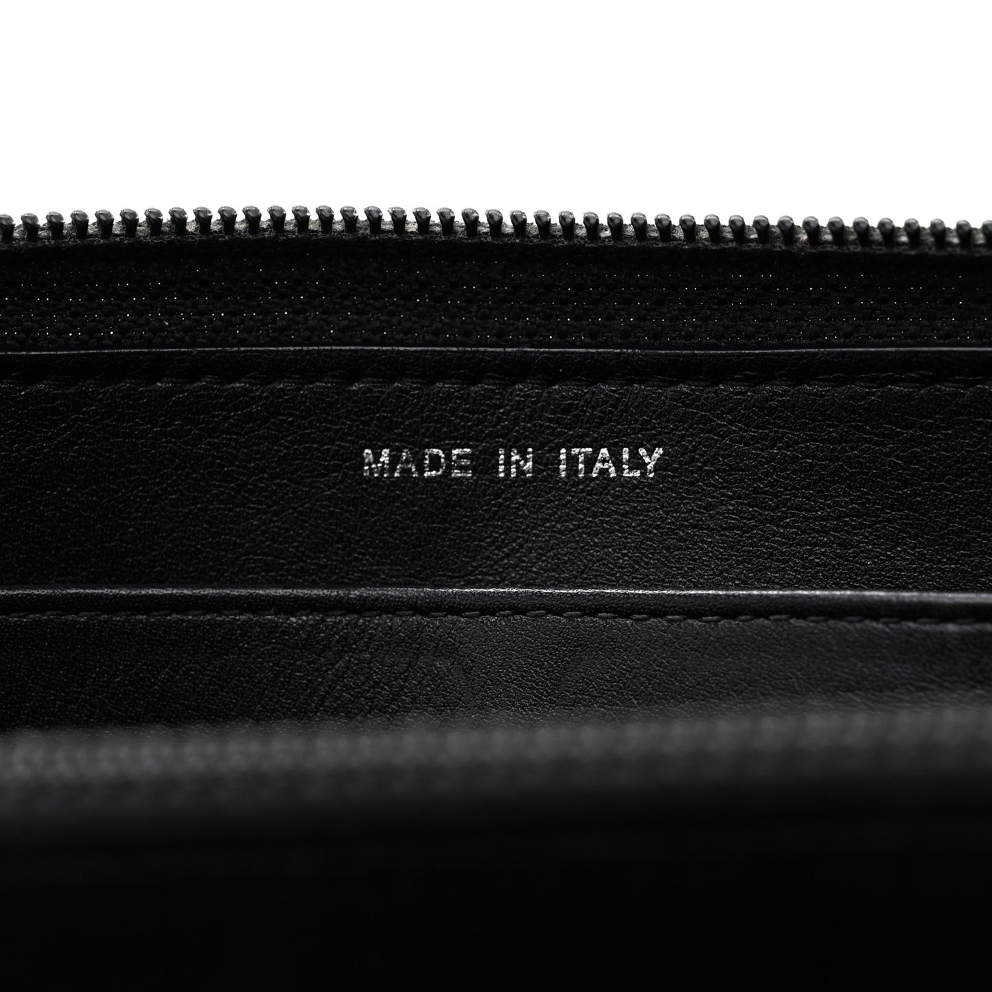 Caviar Large Timeless CC Zip Around Wallet Black