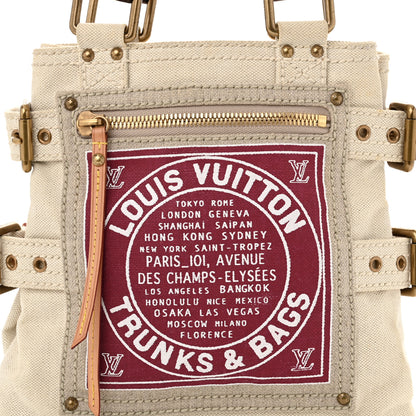 Louis Vuitton Toile Globe Shopper Cabas PM Red 8 of 10