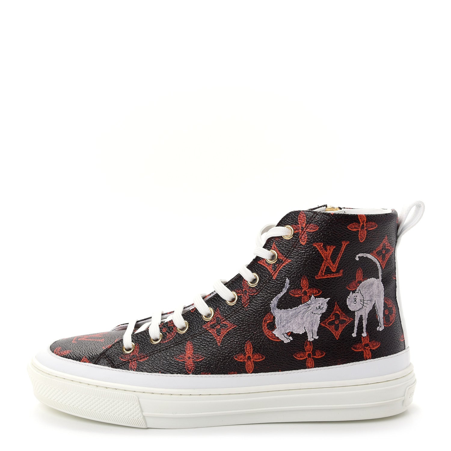 Louis Vuitton Catogram Stellar Sneaker Boots 39 Marron 1 of 9