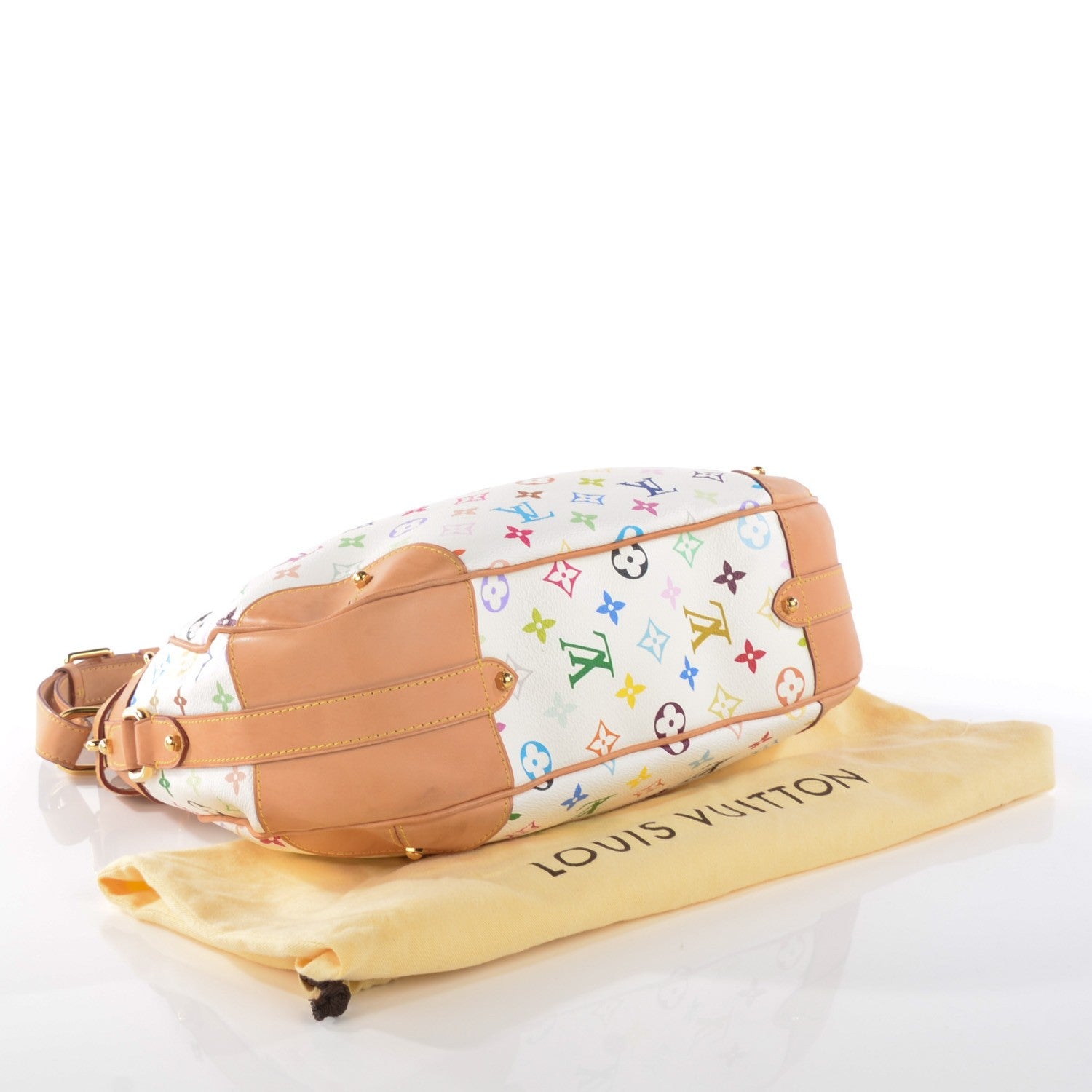 Louis Vuitton Monogram Multicolor Greta White 4 of 13