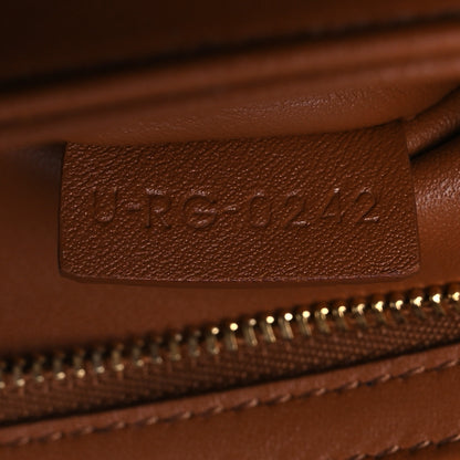 Celine Triomphe Canvas Calfskin Medium Triomphe Bag Tan 8 of 13