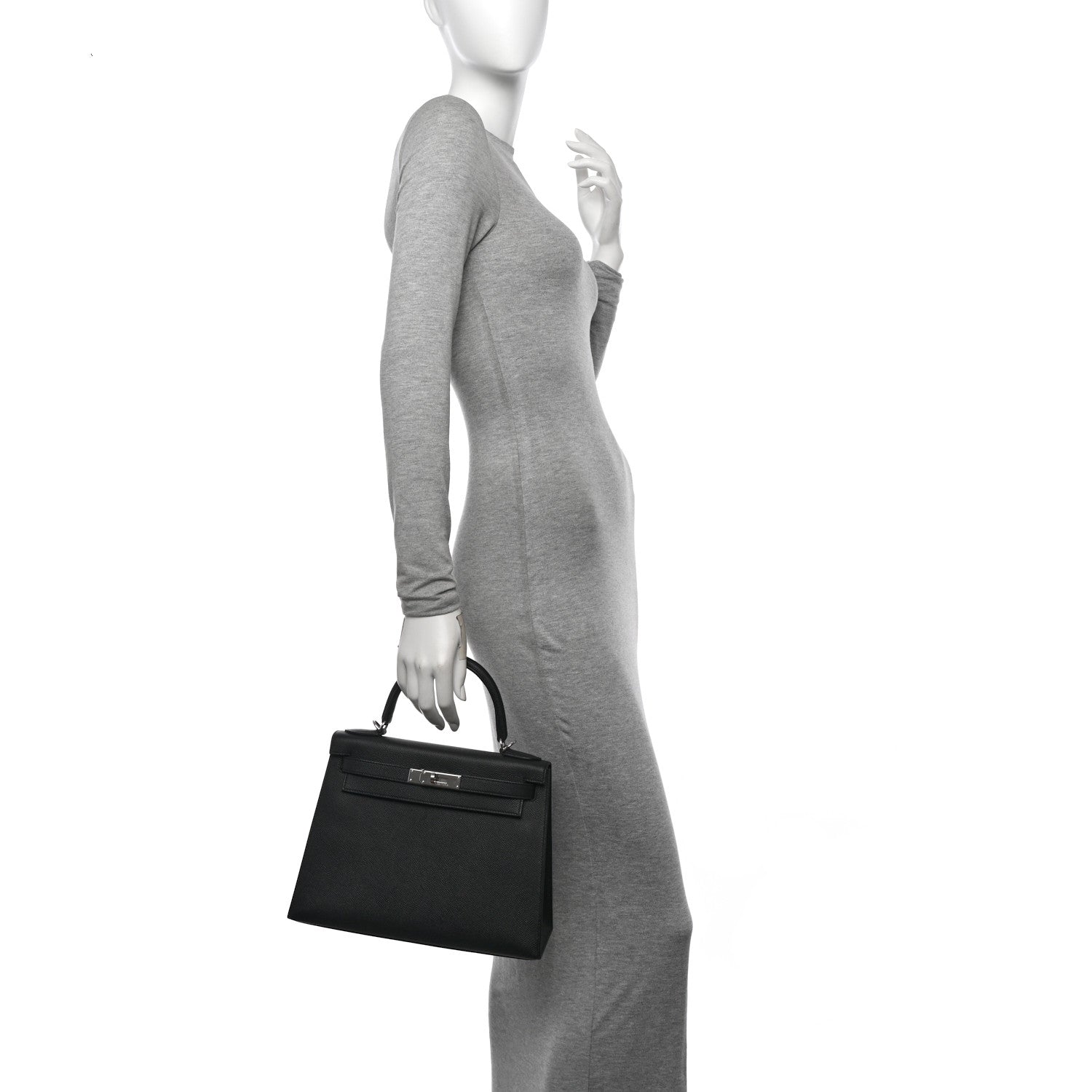 Hermes Epsom Kelly Sellier 28 Black 2 of 10